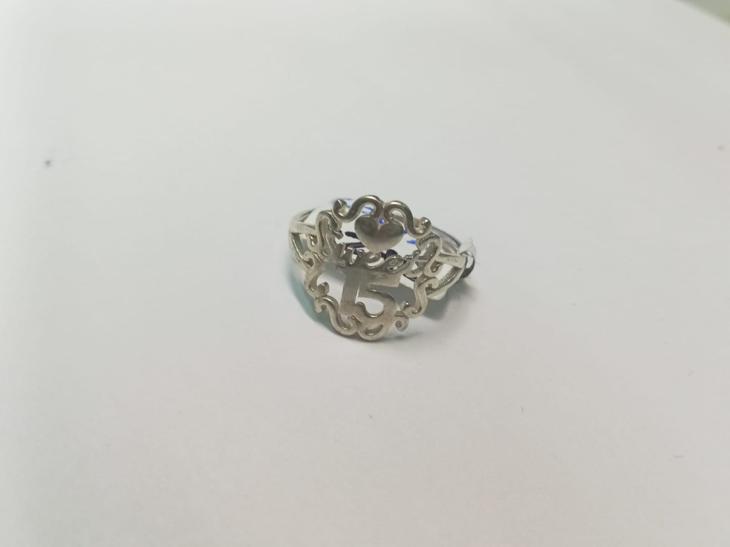 Anillo de Plata para 15 Años – Talla 6.5