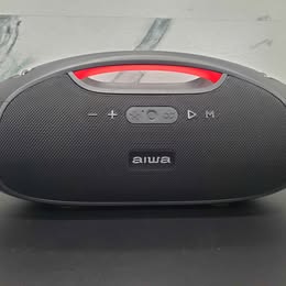 🔊 BOCINA AIWA RECARGABLE CON LUCES LED 🔊