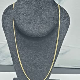 CADENA DE ORO DE 14 KILATES CON PESO DE 8.8 GRAMOS Y 48 CM DE LONGITUD
