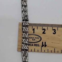 PULSERA DE PLATA CON PESO DE 19.6 GRAMOS CON 20 CM DE LONGITUD
