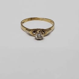 💍 ANILLO DE ORO DE 10 KILATES CON PESO DE 1.3 GRAMOS DEL NUMERO 6