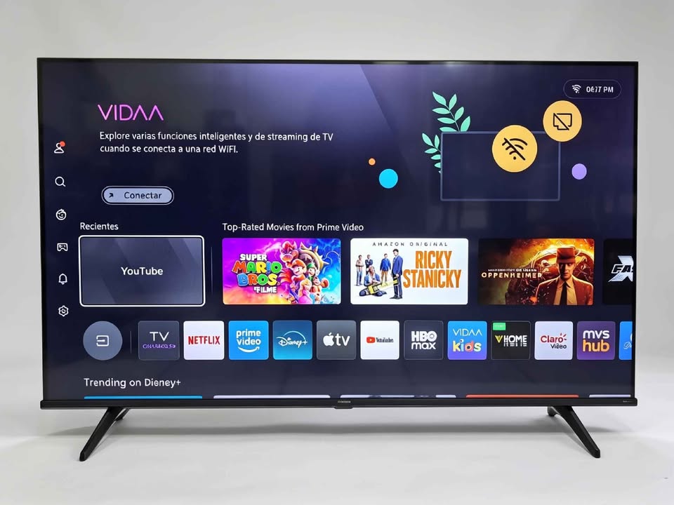 PANTALLA HISENSE SMART TV 55 PULGADAS CON CONTROL.