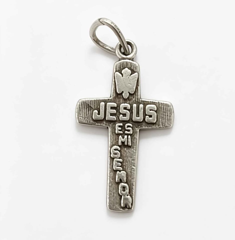 Plata Dije de cruz .925 3.2