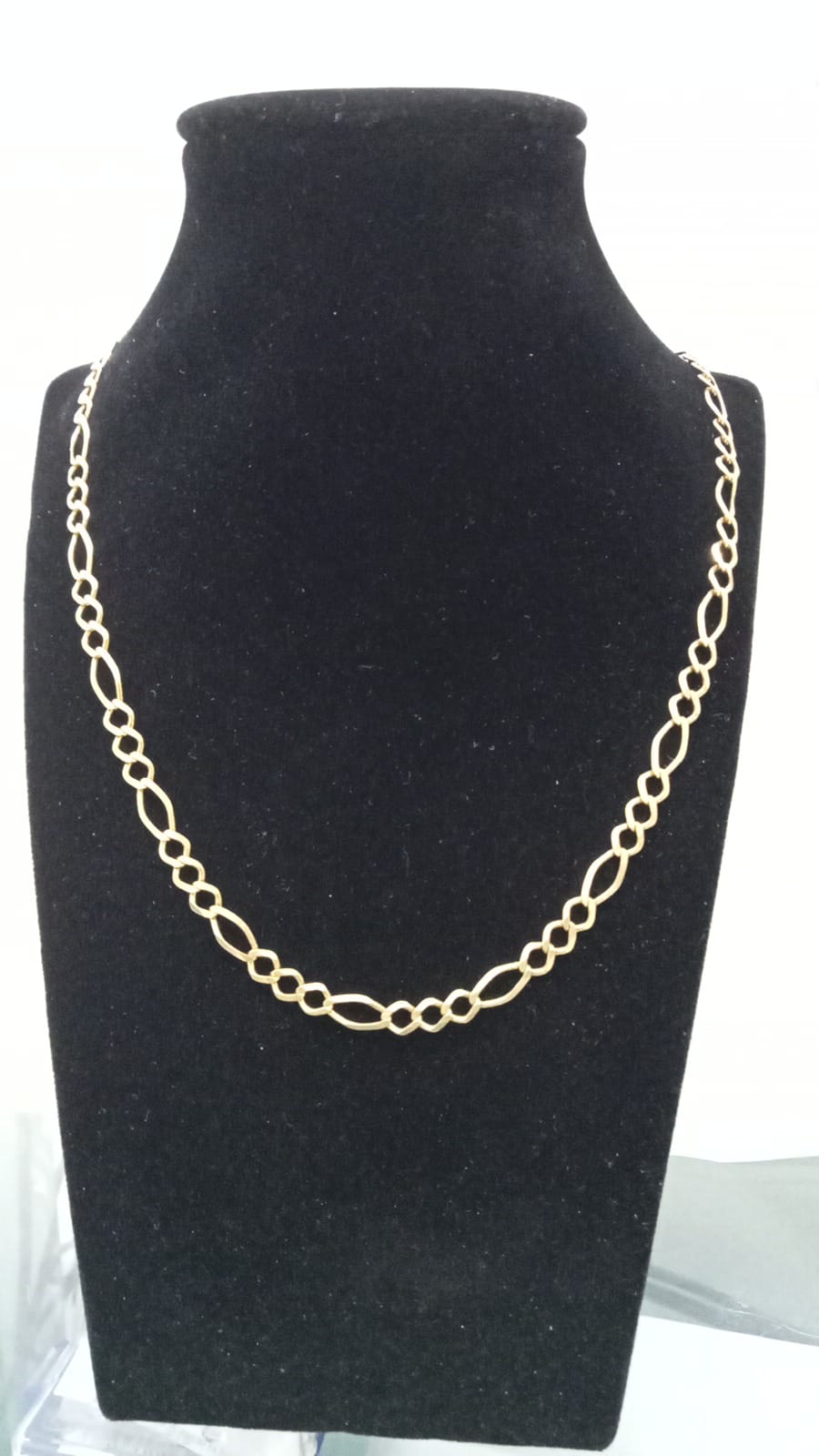 Cadena 3x1 10k oro sólido mide 30cm 12.4gr