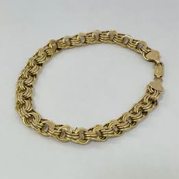 Pulsera Oro 10k / 7.3gr/ 20 cm largo