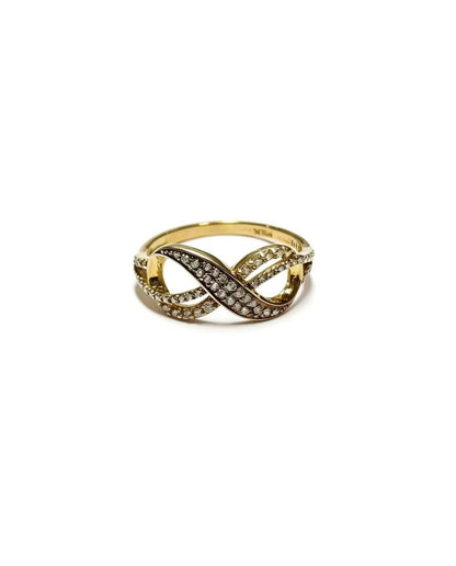 Oro Anillo 10K Infinito 2.1 Gramos USADO