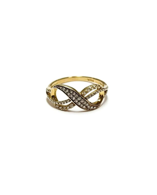 Oro Anillo 10K Infinito 2.1 Gramos USADO