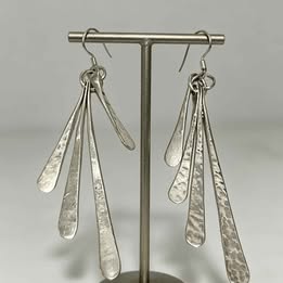 ✨ Plata Aretes de Tiras .925 – 8.8 g ✨ USADA