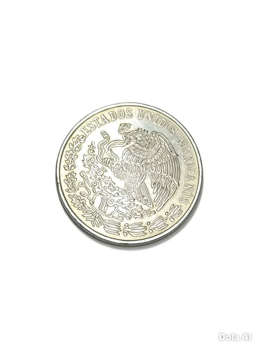 ✨ Moneda Hidalgo 5 Pesos Plata Ley .720