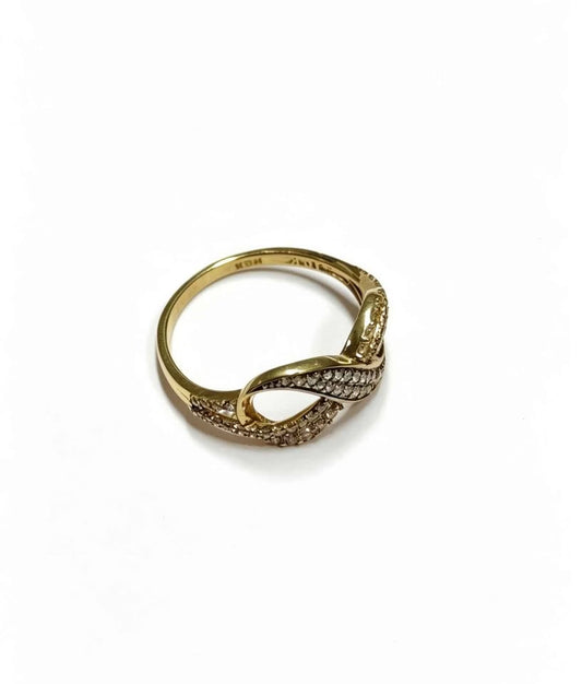 Oro Anillo 10K Infinito 2.1 Gramos USADO