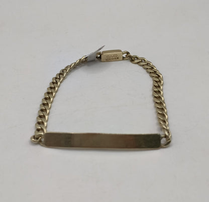 Esclava lisa ORO 10k peso 10.7gr, usado