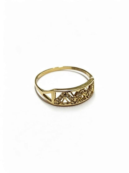 Oro Anillo 10k Peso 1.4 Gramos