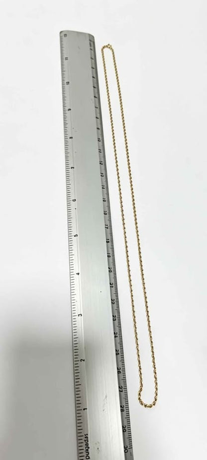 Oro Cadena torzal 10k 2.5g