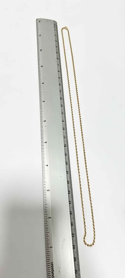 Oro Cadena torzal 10k 2.5g