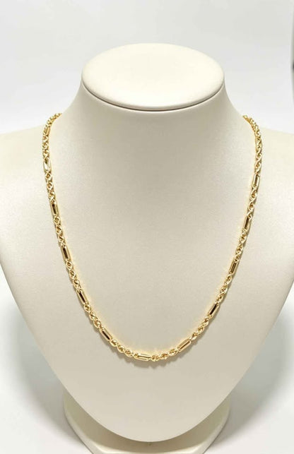 Oro Cadena Tipo torzal y espacio 10k 11.1g