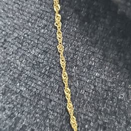 ✨ CADENA CON DIJE DE OSITO 10K | 1.1 Gramos | 44 cm ✨