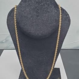 ✨ CADENA TORSAL DE ORO 10K | 6.5 Gramos | 62 cm ✨