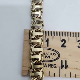 ✨ PULSERA DE ORO 10K | 21.4 Gramos | 18 cm ✨
