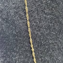 ✨ CADENA CON DIJE DE HADA 10K | 1.5 Gramos | 58 cm ✨