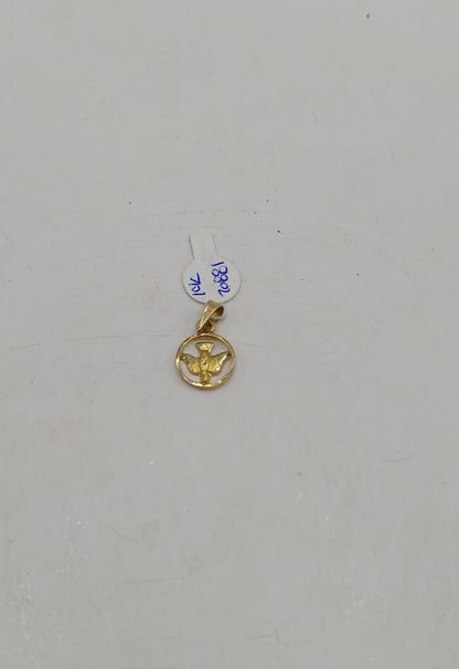 Dije de paloma ORO 10k peso .9gr, usado
