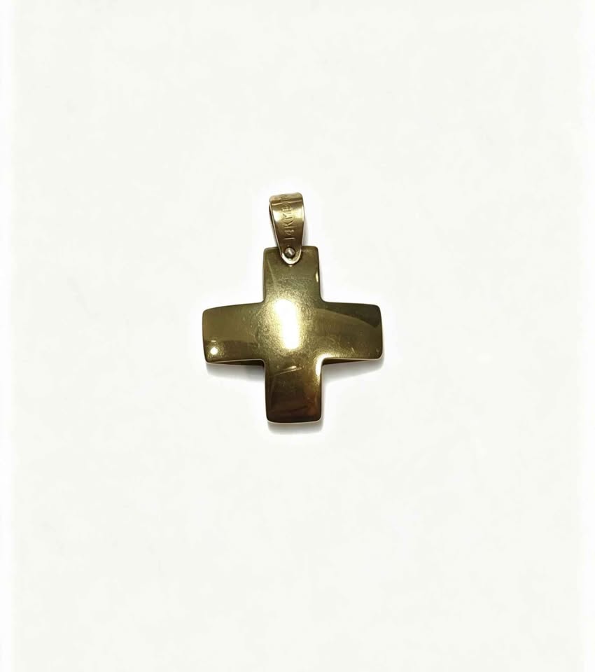 Oro Dije Cruz 14K Peso 1.9 Gramos