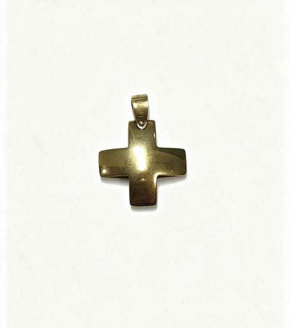 Oro Dije Cruz 14K Peso 1.9 Gramos