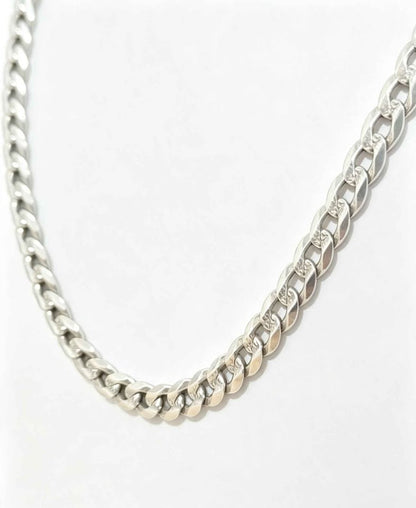 Plata Cadena Cubana 42.7 Gramos
