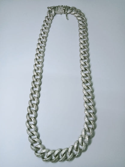 Cadena de Plata Diamantada – 80.5 g / 24 cm