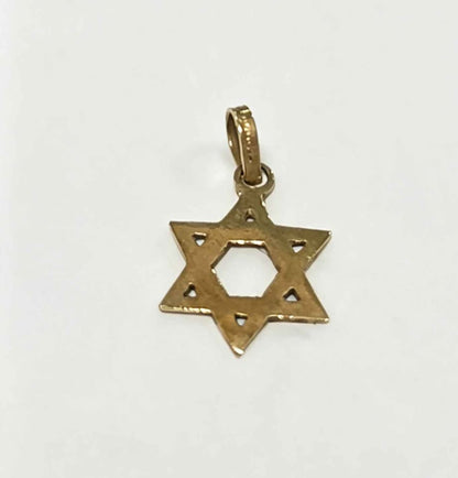 Oro Dije estrella 14k 1g