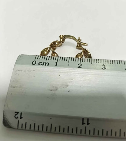 Oro par arracadas 10k 3.1g