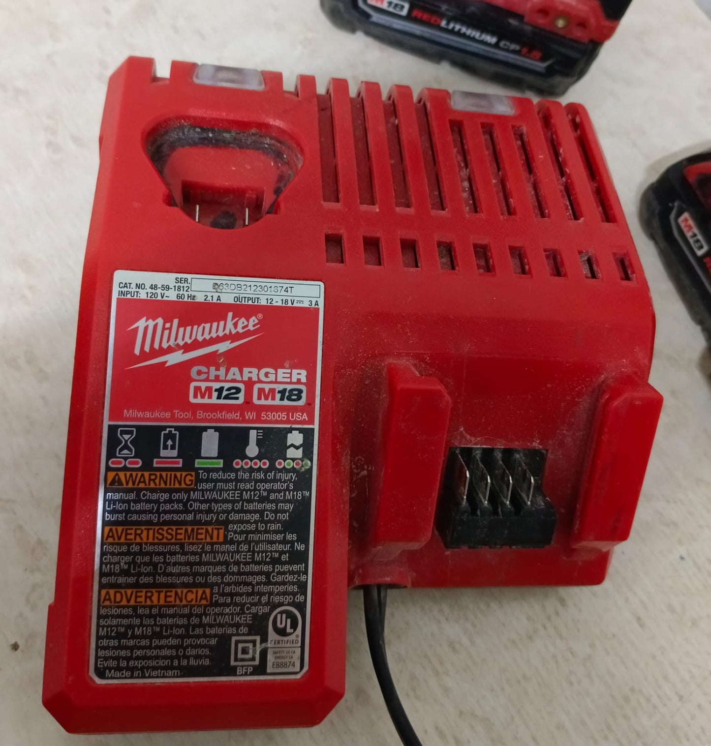 kit de taladro y atornillador milwaukee inalambricos 💡 USADOS 💡
