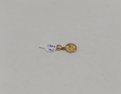 Dije de paloma ORO 10k peso .9gr, usado