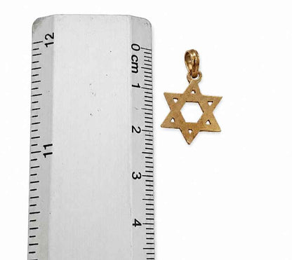 Oro Dije estrella 14k 1g