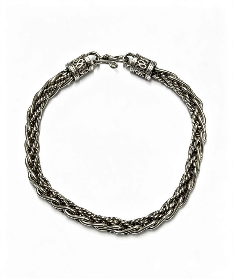 Plata Pulsera 24.4 Gramos .925 Nueva