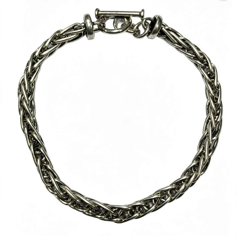 Plata Pulsera Peso 33.3 Gramos .925