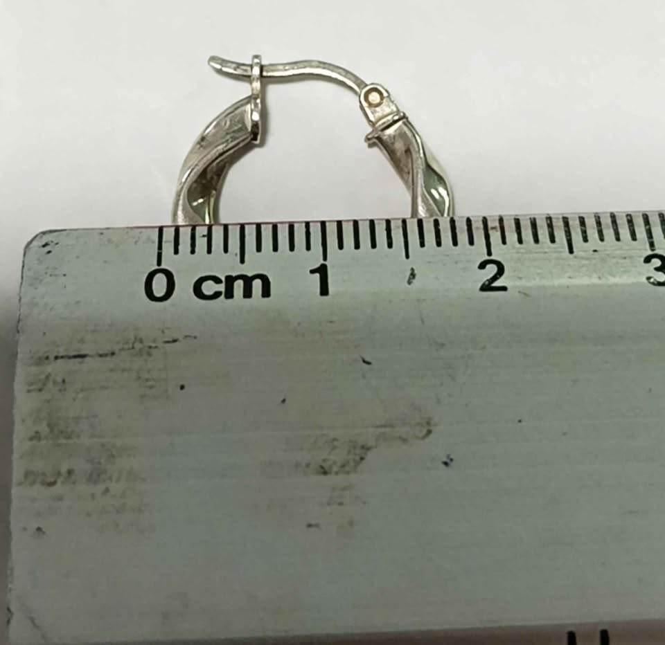 Plata par Aretes .925 1.8g