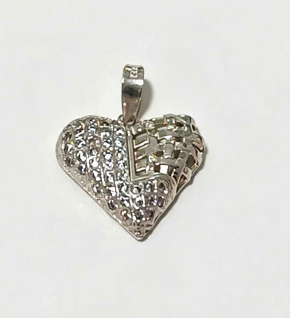 Plata Dije de corazón .925 1.5g