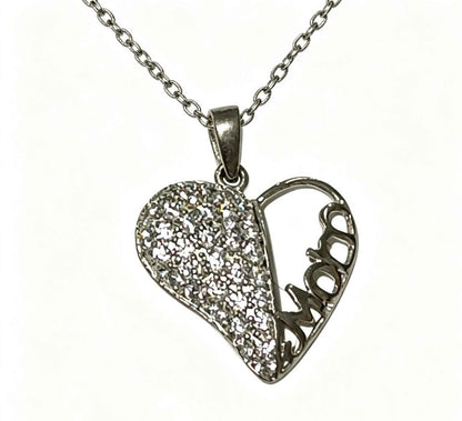 Plata Dije de corazón con sint. .925 3.1g