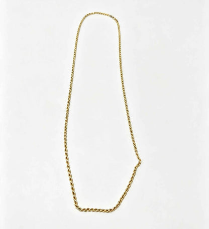 Oro cadena tejido torzal 10k 9.2g