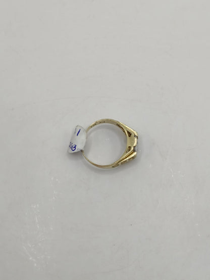 Anillo piedra grande ORO 10k peso 3.1gr #8, usado