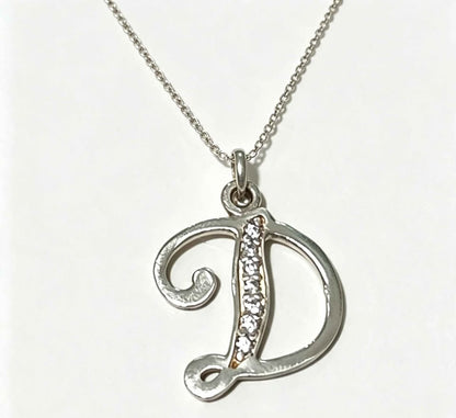 Plata Dije letra D .925 1.7g