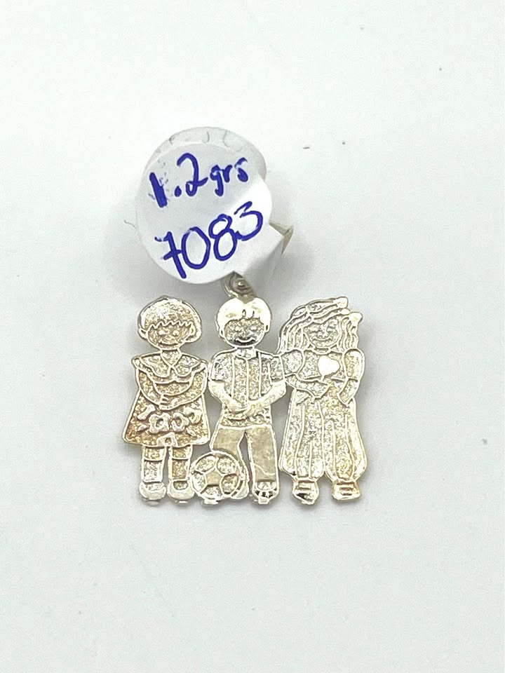 PLATA DIJE DE NIÑOS 1.2 GR