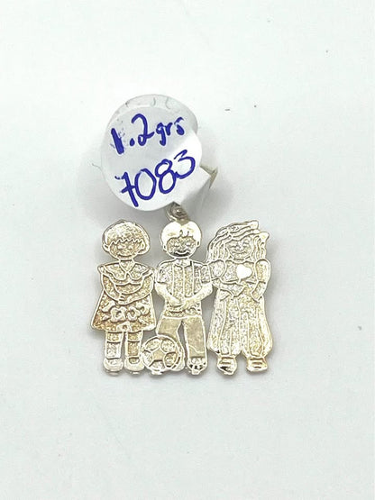 PLATA DIJE DE NIÑOS 1.2 GR