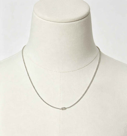 Plata cadena tejido torzalito .925 2g