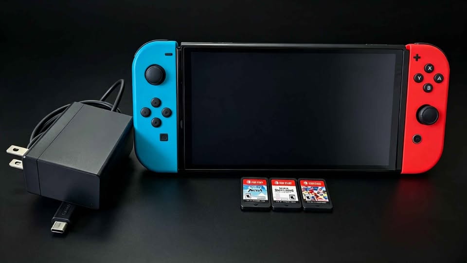 NINTENDO SWITCH OLED CON 3 JUEGOS