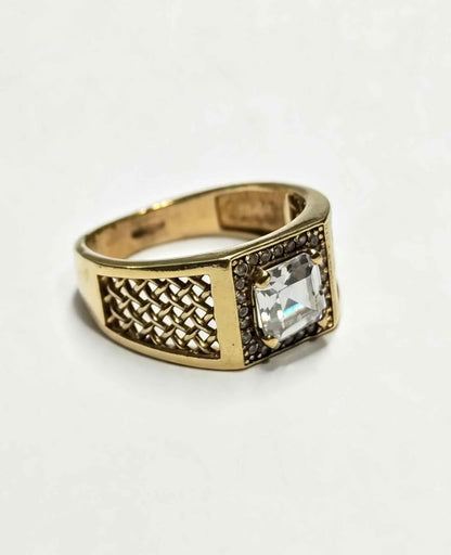 Oro Anillo Tipo sello 10k 6.1g