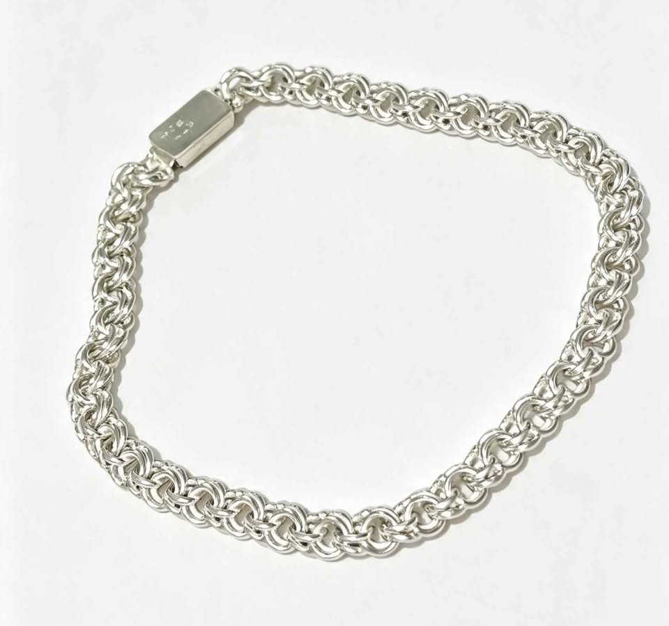 Plata Pulcera eslab doble .925 8.2g