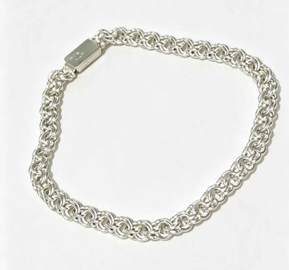 Plata Pulcera eslab doble .925 8.2g