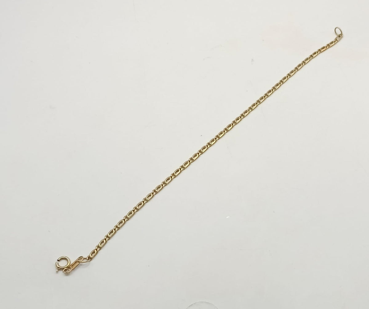 Pulsera ORO 14k peso 2.6gr