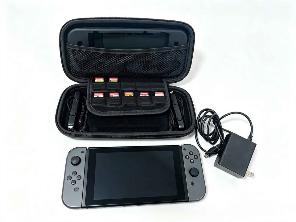 Nintendo SWITCH* normal con 7 juegos y accesorios usado
